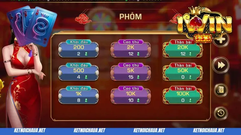 Bài Phỏm iWIN Club - Game Bài Ăn Khách Tại Việt Nam 3 Những ưu điểm vượt trội của bài Phỏm iWIN Club
