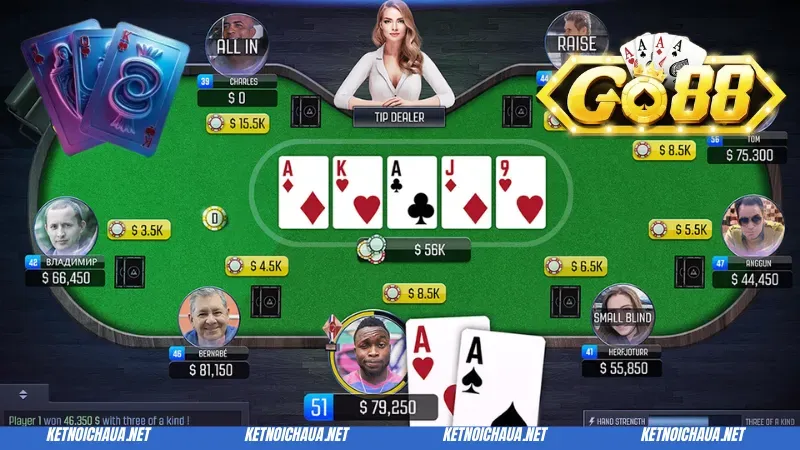 Đặc điểm thu hút của bài Poker Go88