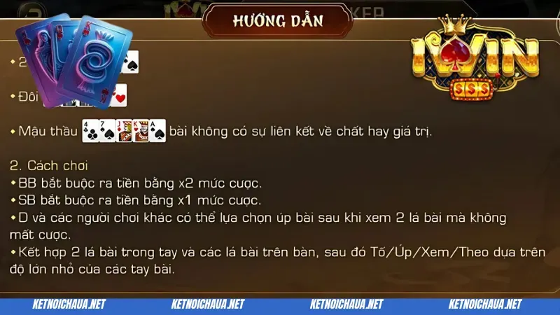 Bài Poker Iwin Club - Nâng Tầm Game Bài Đổi Thưởng 3 Luật chơi cơ bản của game Bài Poker Iwin Club