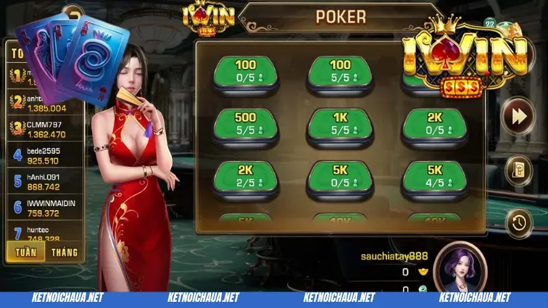 Bài Poker Iwin Club - Nâng Tầm Game Bài Đổi Thưởng 5 Những chiến thuật khi chơi bài Poker tại Iwin Club không thể bỏ qua