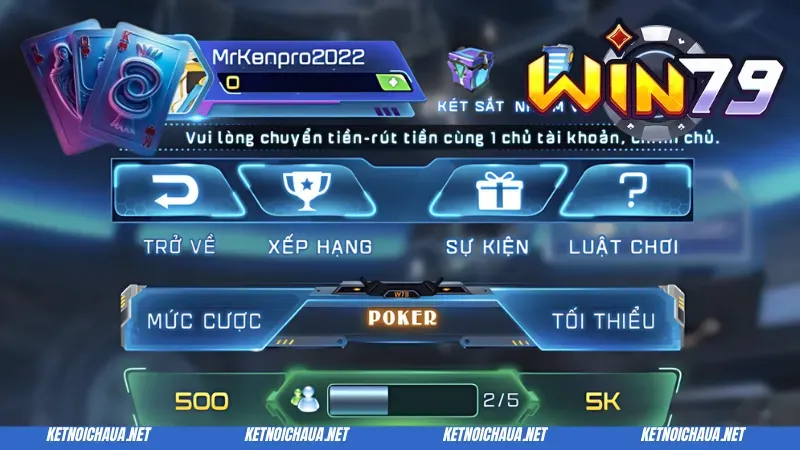 Những nét cơ bản về bài poker Win79