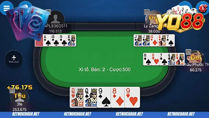 Xì Tố Yo88 - Game Bài Giúp Cho Cược Thủ Đổi Đời Cực Nhanh 3 Một vài đặc điểm nổi bật của trò chơi đánh bài Xì tố Yo88
